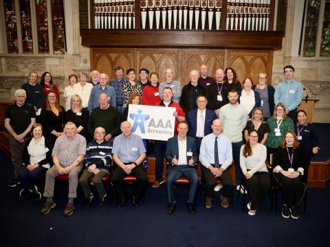 Group photograph of people attending the AAA Event