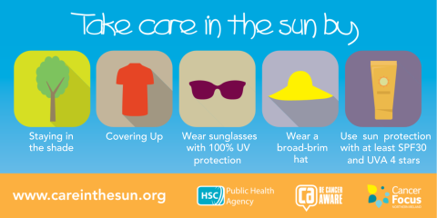 care in the sun infographic