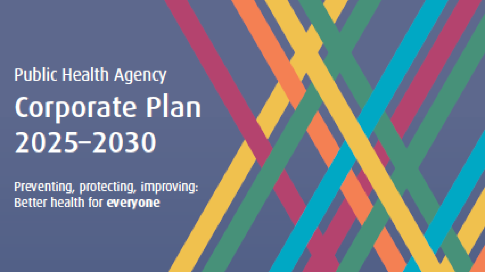 PHA corporate plan 2025-2030 title page 