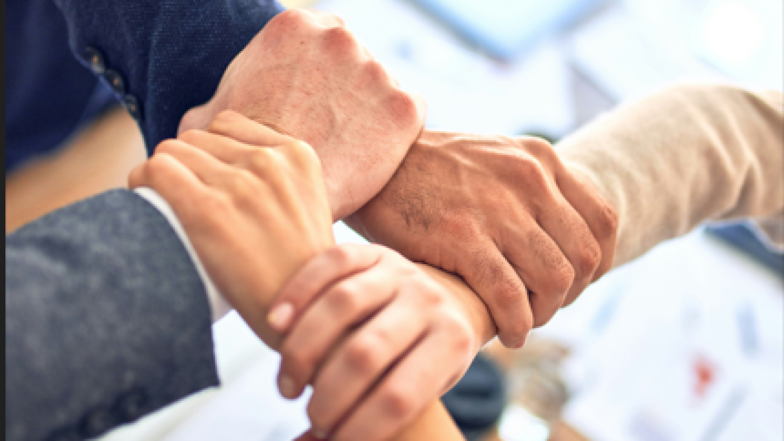 hands joint together 